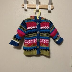 Catamini Girls Wool Blend Embroidered Hooded Jacket Designed in France